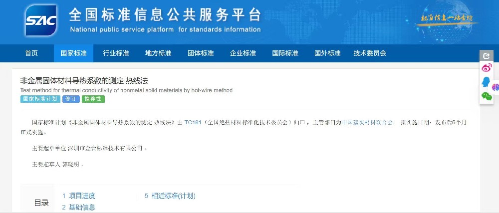 国家标准修订